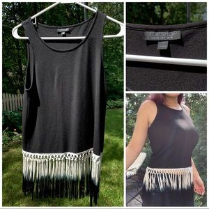 Fringe tank top
